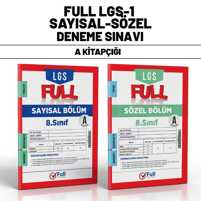 FULL 08.SINIF DENEME SAYISAL/SÖZEL 1-A - 24-25